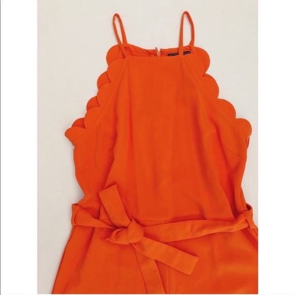 Victoria Beckham Orange Romper - Picture 3 of 6